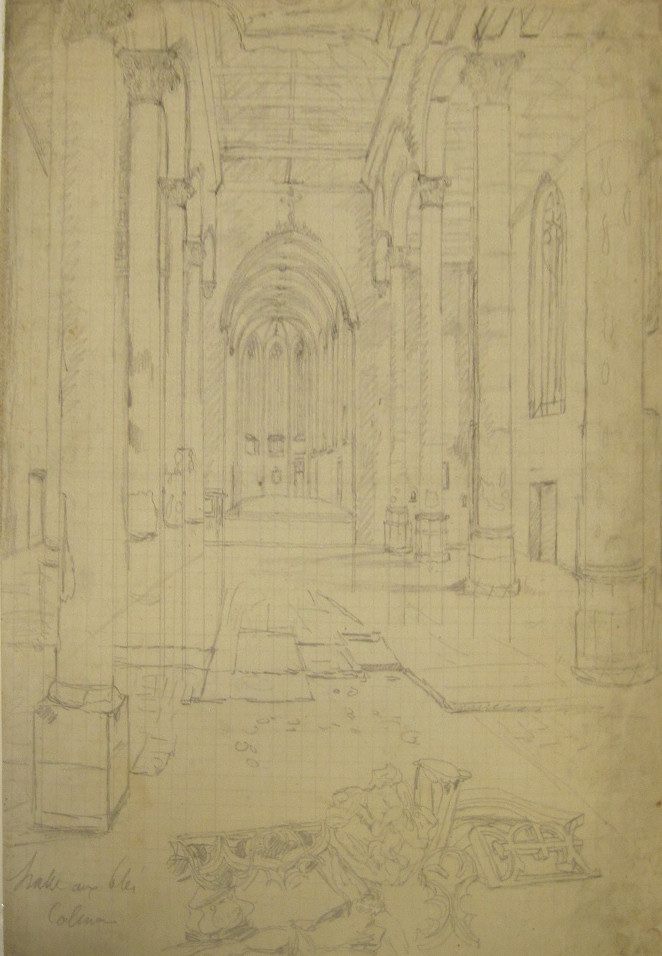 VUE DE COLMAR : HALLE AUX BLES ; PLANS DIVERS_0